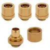 Image de Refrigeration Liquide Corsair Hydro X Series XF Compression 10/13mm Pack de 4 Doré