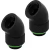 Image de Refrigeration Liquide Corsair Hydro X Series Adaptateurs Rotatifs 45° Noir
