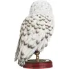 Image de Statue Hedwig The Noble Collection Harry Potter Résine 24 cm Base Bois