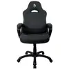 Image de Chaise de jeu noire en tissu tissé Arozzi Enzo