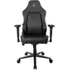 Image de Chaise de jeu Arozzi Primo Pu noire avec logo doré