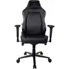 Image de Chaise de jeu noire Arozzi Primo Pu avec logo noir