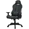 Image de Chaise de jeu ergonomique en tissu doux Arozzi Torretta gris foncé