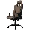 Image de Chaise gamer Arozzi AVANTI-SFB-BWN tissu soft fabric marron inclinable 3D