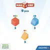 Image de Geomag Magicube Shapes 208 Set De 9 Blocs Magnétiques En Plastique Recyclé