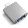 Image de Satechi Adaptateur USB 3.0 Type C vers USB 3.0 Femelle Gris