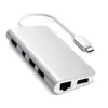 Image de Satechi ST-TCMM8PAS Adaptateur multiport USB 3.0 Hub Argent