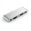 Image de Satechi ST-TCMPHS Hub Adaptateur Multiport USB-C Aluminium Argent