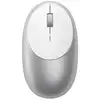 Image de Satechi M1 Souris Bluetooth Optique 1300DPI Argent Ambidextre Batterie Rechargeable