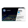 Image de HP 653A toner cyan authentique LaserJet