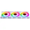 Image de Phanteks M25-120 Gen2 3xkit Argb Fans 120mm Infinity Mirror Reverse Airflow Blanc