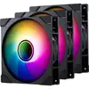 Image de Pack inversé Phanteks M25-140 Gen2 D-RGB PWM Triple ventilateur supplémentaire 140 mm Noir