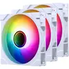 Image de Pack inversé Phanteks M25-140 Gen2 D-RGB PWM Triple ventilateur supplémentaire 140 mm Blanc