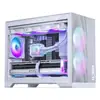 Image de Boîtier Phanteks XT M3 Blanc Micro-ATX Verre trempé RGB Gaming