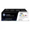 Image de HP 128A pack de 3 toners LaserJet cyan/magenta/jaune authentiques