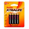 Image de Kodak Xtralife Pack 4 piles alcalines AAA LR03