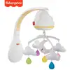 Image de Mobile bébé Fisher-Price GRP99 Son et veilleuse tissu plastique blanc