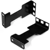 Image de Adaptador de profundidad StarTech 1U Negro hasta 10 cm para rack 2 piezas