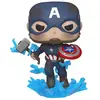Image de Figurine de collection en vinyle Funko Avengers Endgame POP! Movies Captain America w/Broken Shield & Mjölnir 9 cm