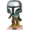 Image de Figurine Funko Pop Star Wars The Mandalorian Mando Flying with Jet Pack 9 cm
