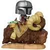 Image de Figurine Funko Pop Star Wars The Mandalorian Mando on Bantha with Child in Bag TU
