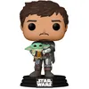Image de Figurine Funko Pop Star Wars Mandalorian Mando Holding Child 9 cm