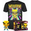 Image de Figurine Funko POP & T-shirt Marvel Wolverine Black Light S