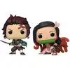 Image de Figurine de collection en vinyle Funko Demon Slayer Kimetsu no Yaiba Tanjiro & Nezuko Special Edition (x2) 9 cm