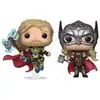 Image de Figurine de collection Funko Thor Love and Thunder Thor & Mighty Thor (x2) 9 cm