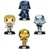 Image de Figurine de collection en vinyle Funko Star Wars POP Movies Retro Series (x4) 9 cm