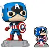 Image de Figurine Pop Funko Capitán América A60 Marvel avec Pin exclusif