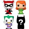 Image de Figurine de collection en vinyle Funko DC Bitty POP! Harley Quinn (x4) 2,5 cm