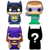 Image de Figurine de collection en vinyle Funko DC Bitty POP! Batman Adam West (x4) 2,5 cm
