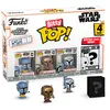 Image de Figurine bitty pop star wars mandalorian heavy mandalorian Funko Blister 4 (x4) 2,2 cm