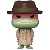 Image de Figurine en vinyle Funko Tortues Ninja POP! Movies Raphael w/Coat & Hat 9 cm