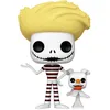 Image de Figurine Funko Pop Disney Nightmare Before Christmas Jack with Zero 9 cm