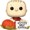 Image de Figurine de collection Funko Linus Peanuts en vinyle multicolore 87,6 mm, édition fenêtre