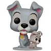 Image de Figurine décoratif Funko POP Disney Lady And The Tramp Tramp With Puppy 9 cm