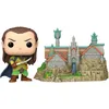 Image de Figurine Funko POP Town The Lord of the Rings Lord Elrond with Rivendell 10 cm