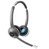 Image de Casque Cisco 562 sans fil Bluetooth pour bureau avec micro et base, noir et gris