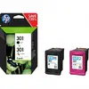 Image de HP 301 pack de 2 cartouches d'encre noir/trois couleurs authentiques