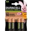 Image de Duracell Rechargeable, lot de 4 piles rechargeables AA 2500mAh