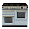 Image de ESTEL DELUXE OC TAB MIX 110 CM BLEU PASTEL LAITON ANTIQUE