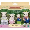 Image de Figurines miniatures - SYLVANIAN FAMILIES - La famille Chevre - 4 personnages articulés et habillés avec soin