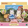 Image de Figurines miniatures - SYLVANIAN FAMILIES - 5637 - Les freres et soeurs husky et leur tandem