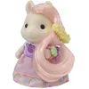 Image de Coiffeuse Fille Poney - SYLVANIAN FAMILIES - Joy aux cheveux roses - Accessoires de coiffure inclus