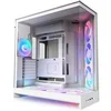 Image de NZXT H9 Flow RGB+ (2025) Dual-Chamber Mid-Tower Case w/ RGB Fans & Controller - All White