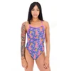 Image de Speedo Club Training Allover V-Back Vêtements femme Bleu 42