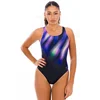 Image de Speedo Placement Digital Powerback Vêtements femme Violet 40
