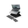 Image de Casa Pop-Up Desk Graphite, support, clavier sans fil, pavé tactile